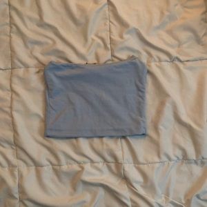 Baby blue brandy Melville tube top